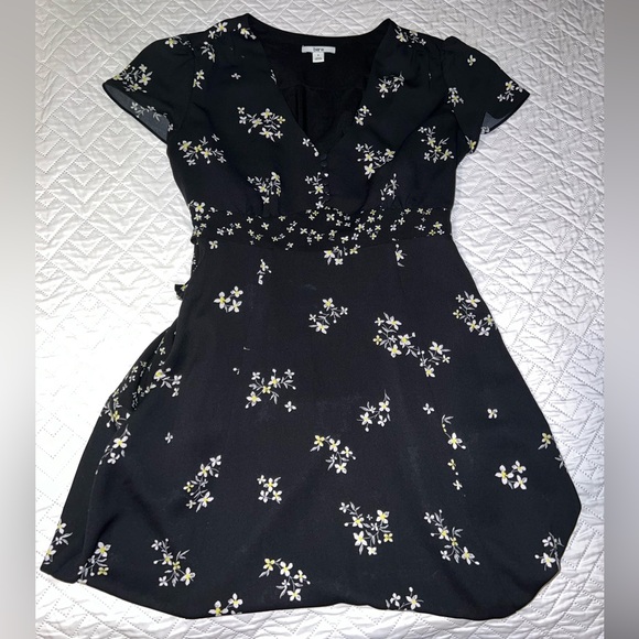 Bar III black floral maxi dress SZ S - Picture 2 of 12